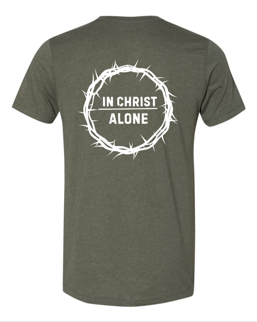 In Christ Alone Tee (Size Up)