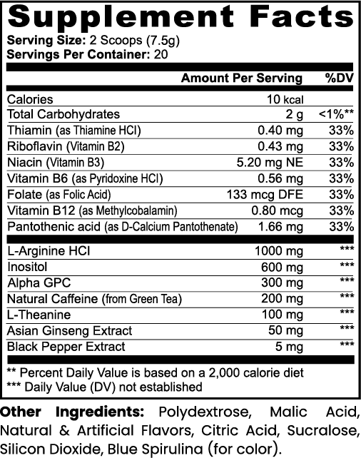 Pre-Workout (Sour Gummy Worm) - Clean Energy