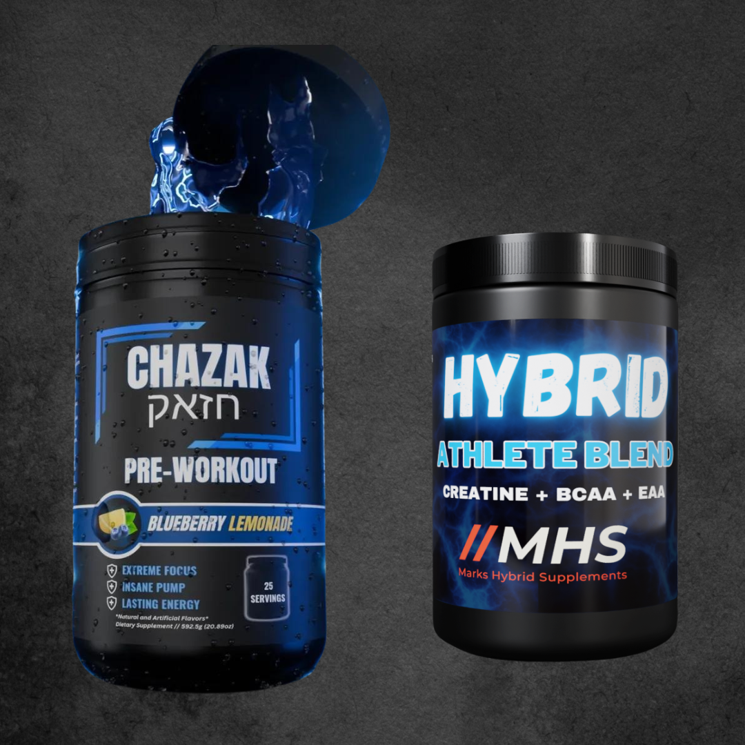 CHAZAK Pre-workout and the Hybrid athlete blend
