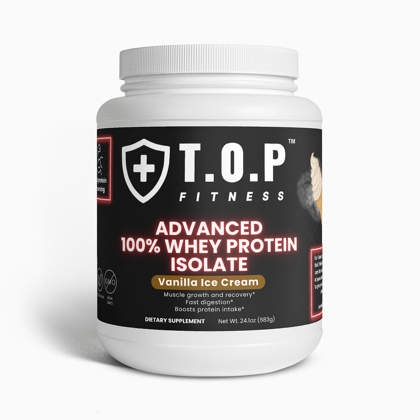 Pure3 100% Whey Protein Isolate (Vanilla)