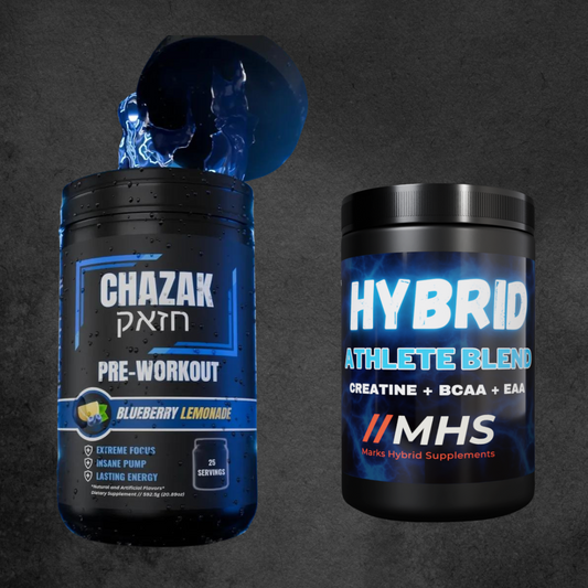 CHAZAK Pre-workout and the Hybrid athlete blend