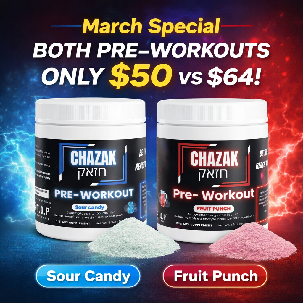 March Special - 2 tubs of Pre-Workout (Sour Candy & Fruit Punch)